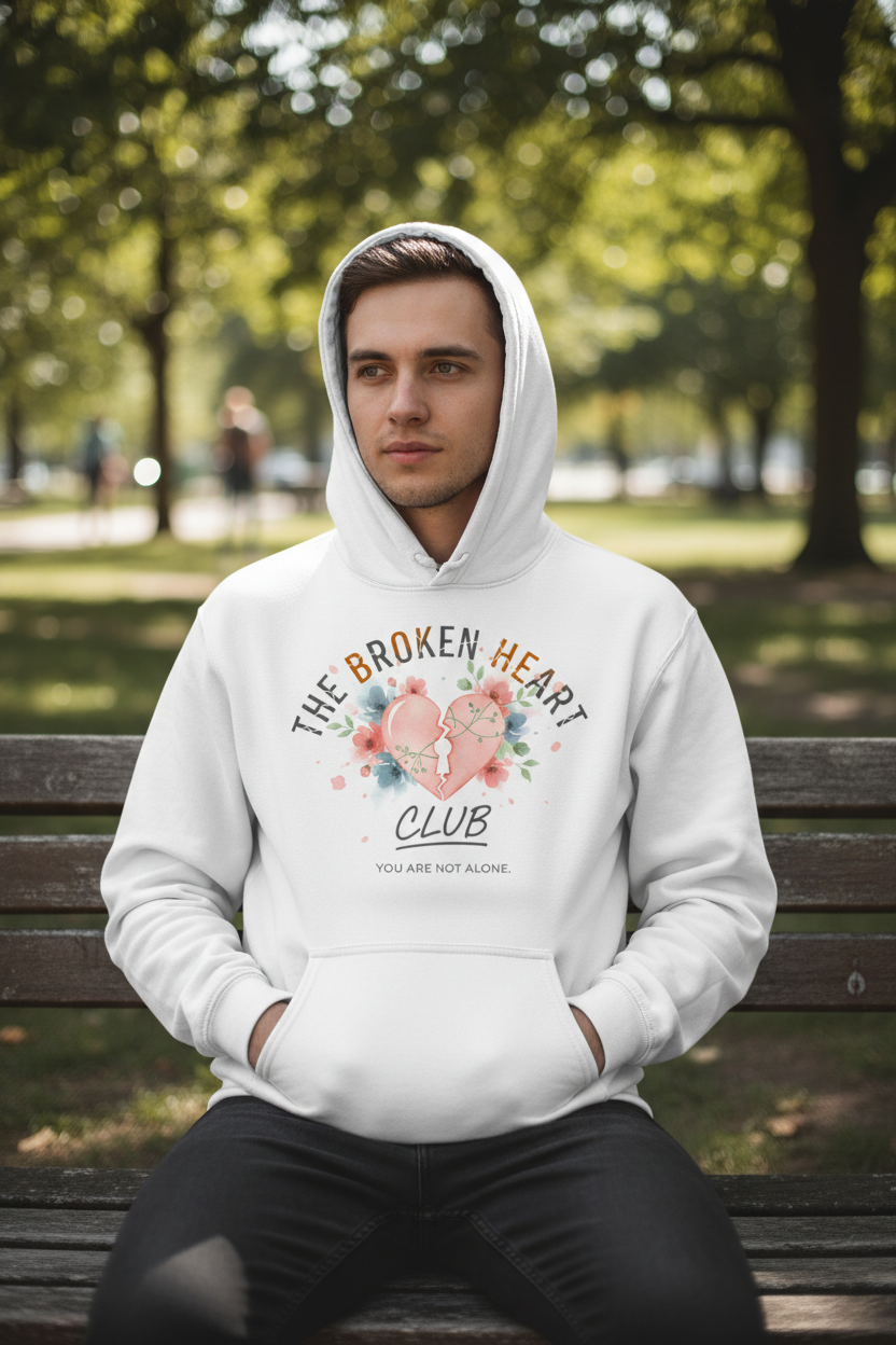 Man wearing hoodie