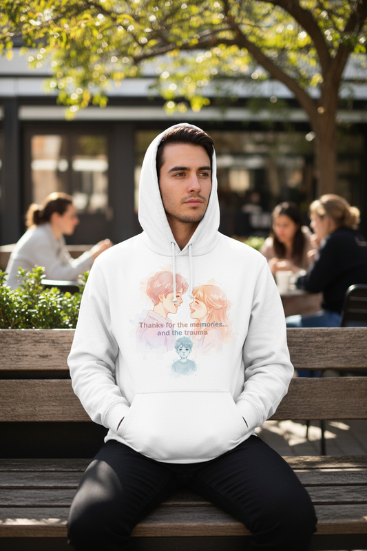 Man wearing hoodie