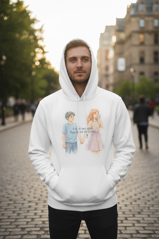 Man wearing hoodie