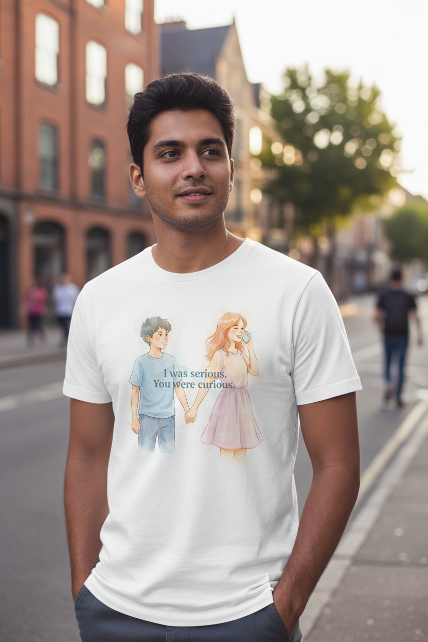 Man wearing t-shirt