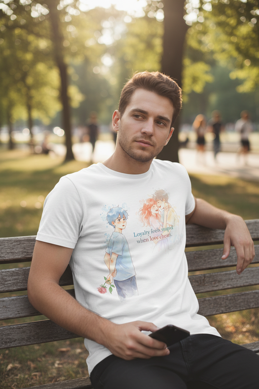 Man wearing t-shirt
