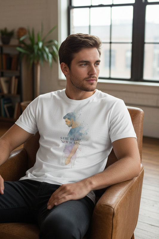 Man wearing t-shirt