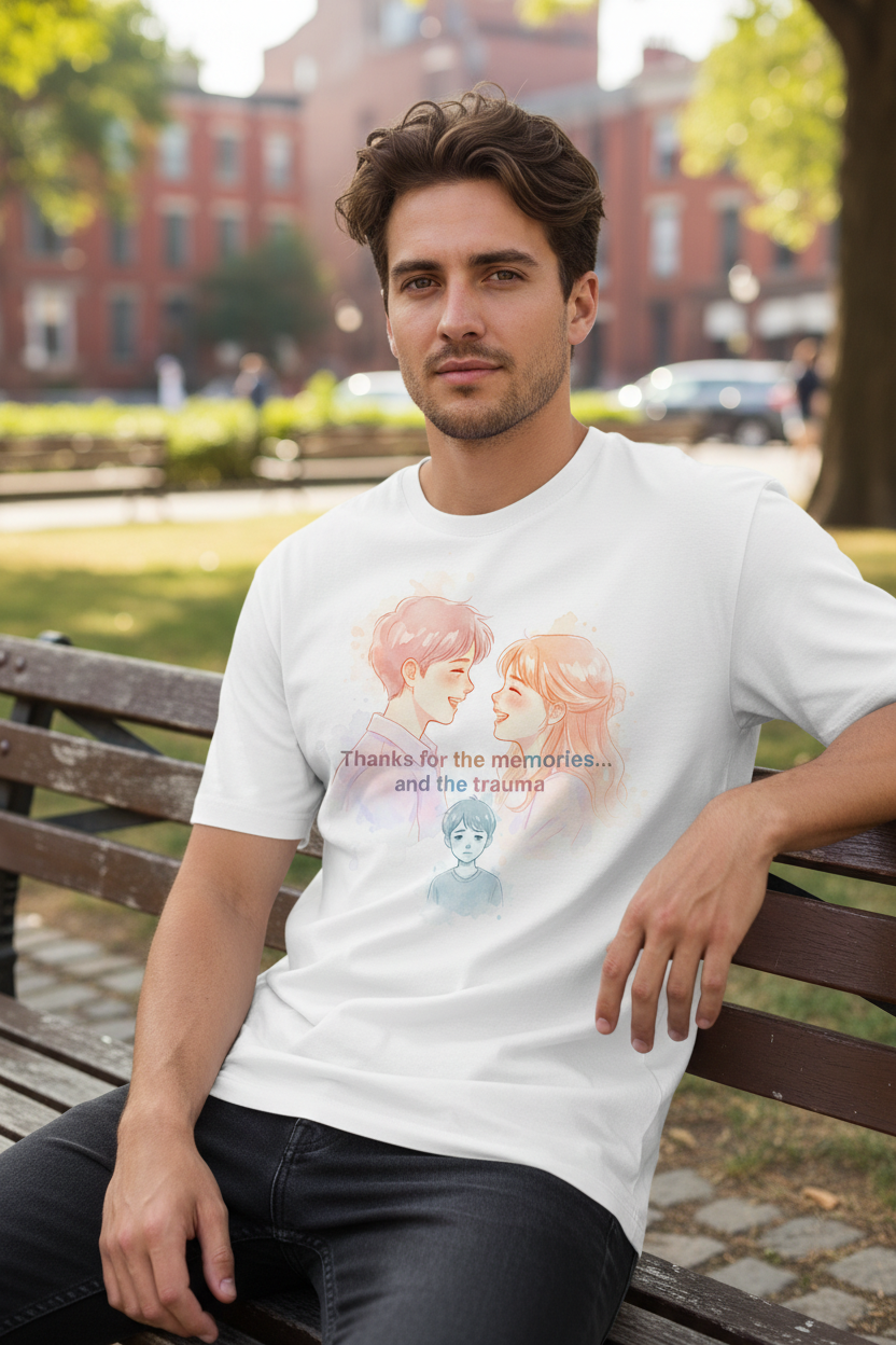 Man wearing t-shirt