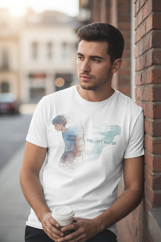 Man wearing t-shirt